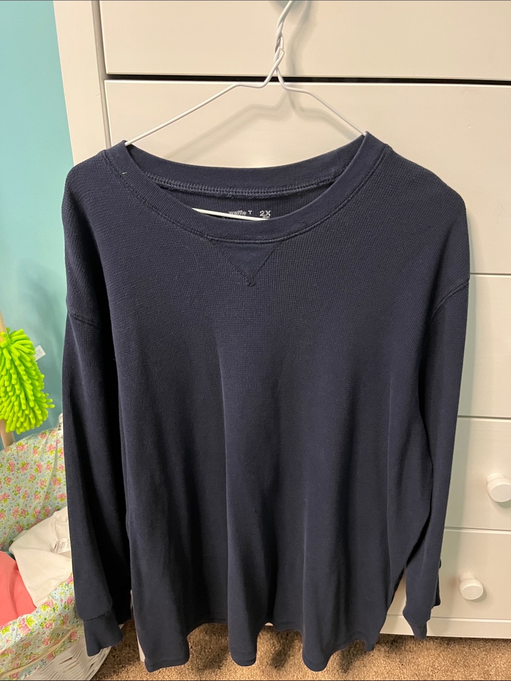Hanes Men's Navy Crewneck Sweater